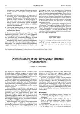 'Hypsipetes' Bulbuls (Pycnonotidae)