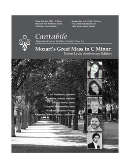 Mozart's Great Mass in C Minor