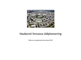 Haabersti Linnaosa Üldplaneering