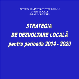Strategia De Dezvoltare 2014-2020