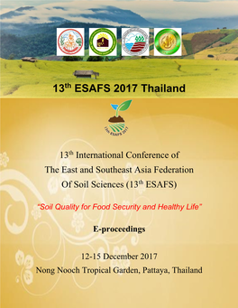 13 ESAFS 2017 Thailand