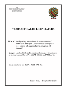 Trabajo Final De Licenciatura