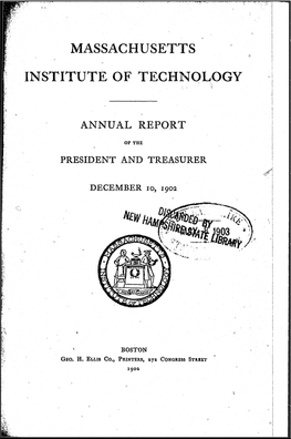 Massachusetts Institute of Technology Eclipse Expedition to Sumatra in 19Ol " by Professor Burton and Messrs