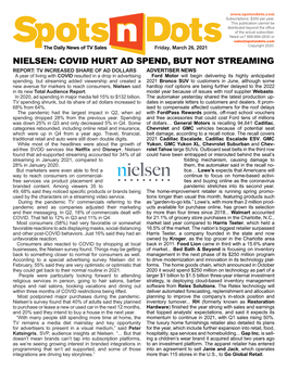 Nielsen: Covid Hurt Ad Spend, but Not Streaming