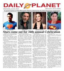 The Metropolis Planet Published for the 2012 Superman Celebration