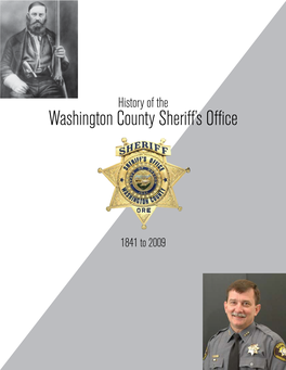 History of the Sheriff's Office