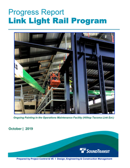 Progress Report Link Light Rail Program