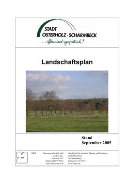 Landschaftsplan