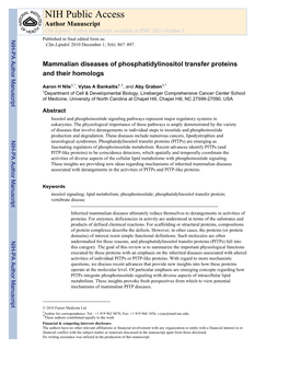 NIH Public Access Author Manuscript Clin Lipidol