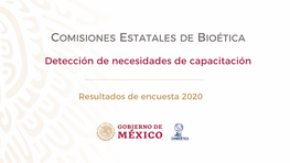 Resultados Del Diagnóstico De Necesidades De Capacitación 2020