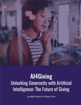 Unlocking Generosity with Artificial Intelligence: the Future of Giving