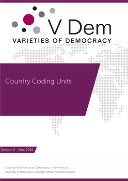 Country Coding Units