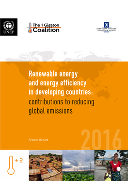 Renewable Energy and Energy Efficiency in Developing Countries: Contributions to Reducing Global Emissions