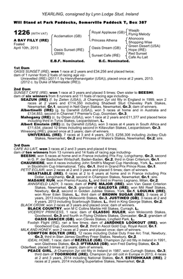 Tattersalls October Yearling Sale Book 1