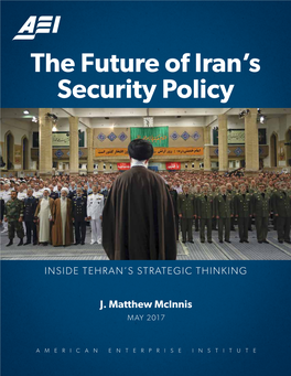 The Future of Iran's Security Policy