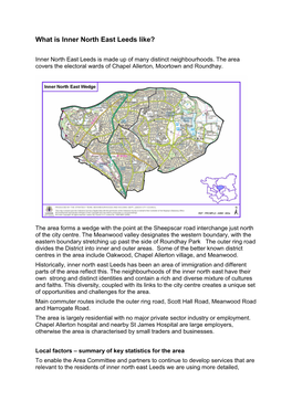 What Is Inner North East Leeds Like?