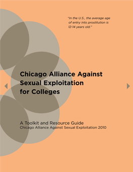 Chicago Alliance Against Sexual Exploitation for Colleges