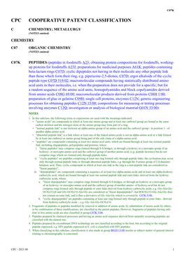 PEPTIDES (⁠Peptides in Foodstuffs A23; Obtaining Protein Compositions