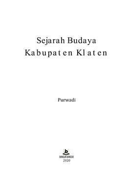 Sejarah Budaya Kabupaten Klaten