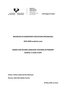 Bachelor in Elementary Education (Trilingual)