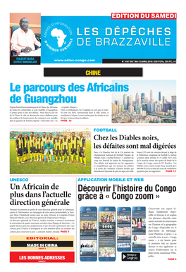 Le Parcours Des Africains De Guangzhou Depuis L’Ouverture Économique De La Chine, Des Africains « La Petite Afrique »
