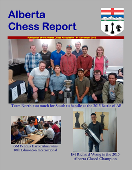 Alberta Chess Report