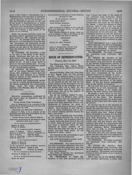 House of Representatives to Attend Lloyd Frederic Summers Nouncement Was Made on the Floor of I the Funeral of the Deceased Representative