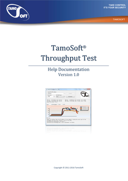 Tamosoft Throughput Test