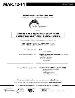 MAR. 12-14 Classical Series