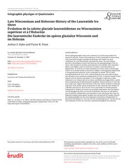 Laurentide Ice Sheet