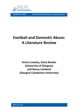 Football and Domestic Abuse: a Literature Review