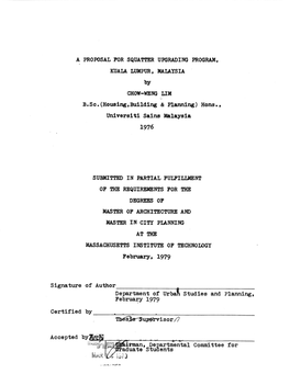 Universiti Sains Malaysia February, 1979