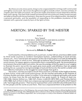 Merton: Sparked by the Meister