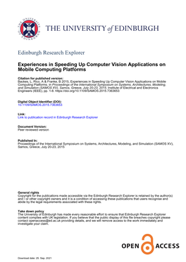 Edinburgh Research Explorer