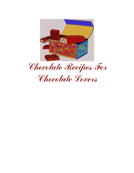 Chocolate Recipes for Chocolate Lovers Chocolate Truffles