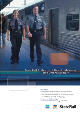 State Rail Authority of New South W Ales to Navigate to Return to The