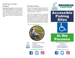 Accessible Fishing Sites in the Poconos