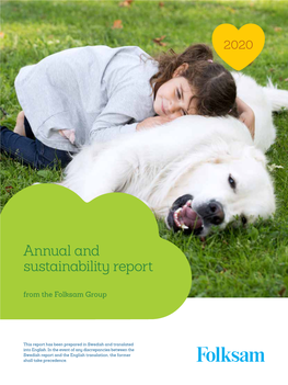 Annual and Sustainability Report from the Folksam Group