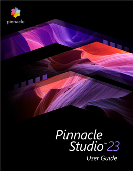 Pinnacle Studio 23 User Guide PDF, and Other Community and Support Links