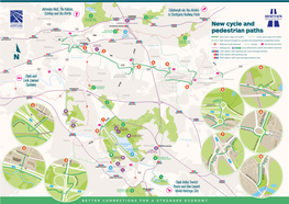 View Map Showing New Cycle and Pedestrian Paths