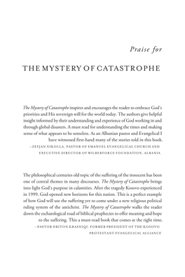 The Mystery of Catastrophe