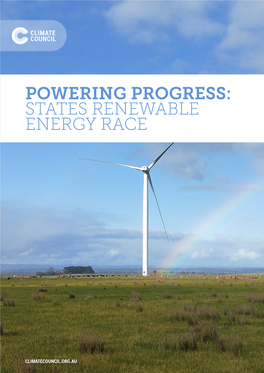 States Renewable Energy Race