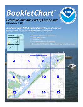 Ocracoke Inlet and Part of Core Sound NOAA Chart 11550