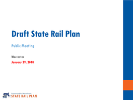 Draft State Rail Plan