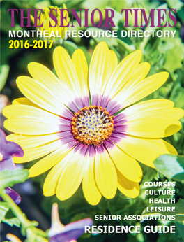 Montreal Resource Directory 2016-2017