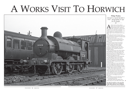 A Works Visit to Horwich in August 1953