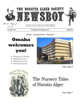 The Nursery Tales of Horatio Alger Omaha Welcomes You!