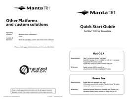 Quick Start Guide Other Platforms and Custom Solutions