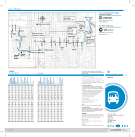 Route Transfer Point 900 South Station Indiana Arapahoe 900 S