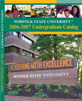 2006-2007 Undergraduate Catalog TM 2006 -2007 Undergraduate Catalog